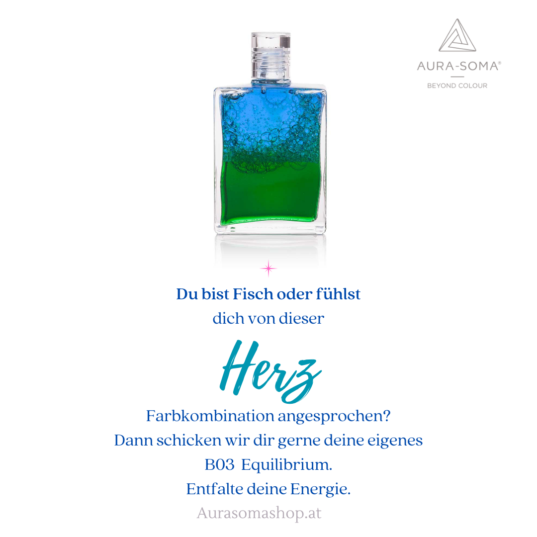Sternzeichen Fische aus sicht von Aura-Soma