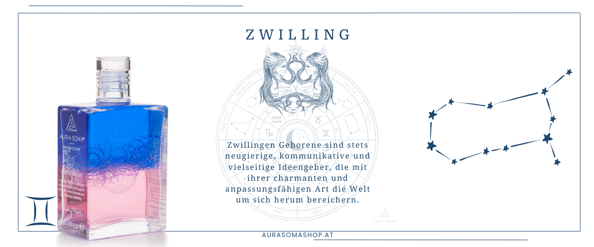Das Sternzeichen Zwilling als Symbol und die Equilibrium Flasche B20 Das Sternzeichen Zwilling als Symbol und die Equilibrium Flasche B20
