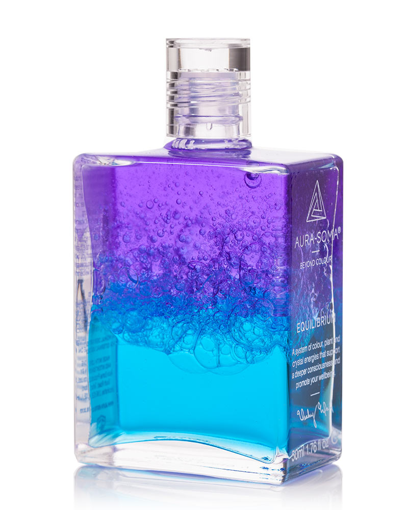 Aura-Soma® Equilibrium B24 verschüttelt seitlich